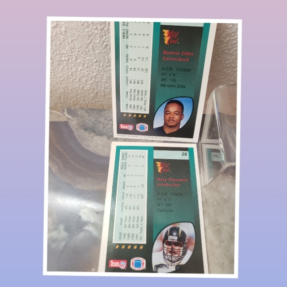 🏈Chargers set of 7 football trading cards🏈 - Picture 2 of 11